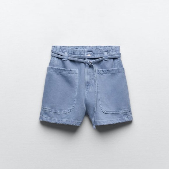 PAPERBAG DENIM SHORTS - Picture 8 of 12
